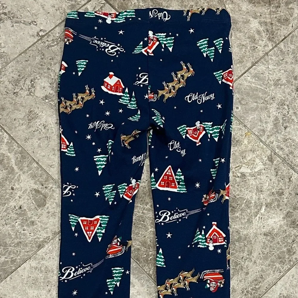 Old Navy Reindeer & Sleigh Rides Matching PJ Pajama Set Neutral NEW Snug Fit XL